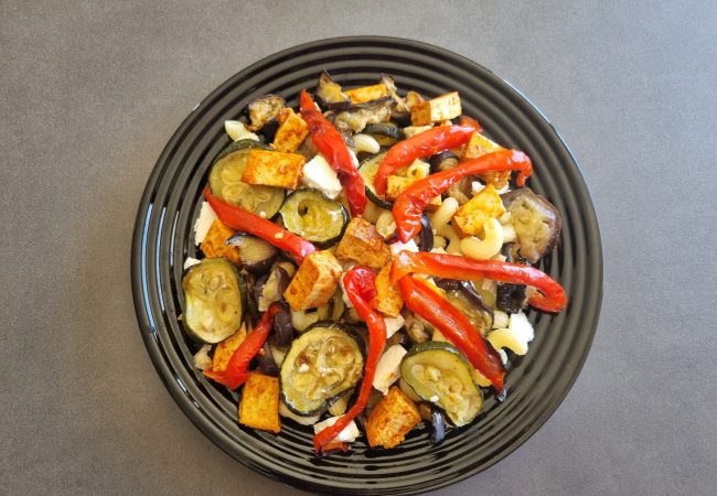 salade tofu légumes grillés